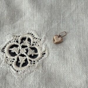 14KT Gold Heart Charm Pendant